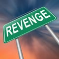 Revenge concept. Royalty Free Stock Photo