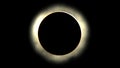 abstract background astronomical optical phenomenon of solar eclipse