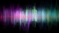 abstract colorful gradient musical sound wave background