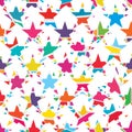 Star disable seamless pattern