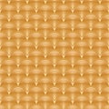 Gold line half circle shine seamless pattern