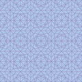 Hexagon star window style symmetry seamless pattern Royalty Free Stock Photo