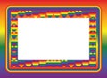 LGBT banner gradient frame