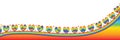 Love rainbow banner Royalty Free Stock Photo