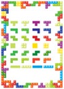 Tetris Russia puzzle set frame