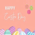 Amazing and classy Easter backgrounds and cards Royalty Free Stock Photo