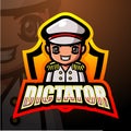 Dictator mascot esport logo design