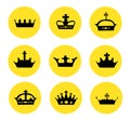 Illustration of different crowns