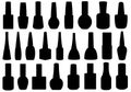 Illustration of different nail polish bottles