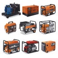 Power generators Royalty Free Stock Photo