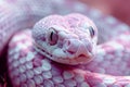 Digital artwork of white colubrian snake xlarge, high quality, high resolution Royalty Free Stock Photo