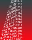 Digital background of binary numbers Royalty Free Stock Photo