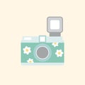 Illustration of digital camera isolated Royalty Free Stock Photo