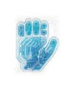 An Illustration of a digital circuit in a hand impression, Humanly enhanced AI Generated image Royalty Free Stock Photo