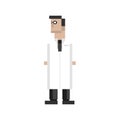 illustration of a doctor professional occupation pixel avatar