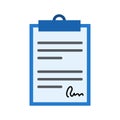 Illustration Document Icon For Personal And Commercial Use.