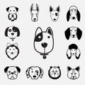 Dog icon vector Royalty Free Stock Photo