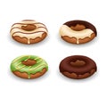 Illustration of donut Royalty Free Stock Photo