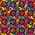 Lauburu add 4 colorful seamless pattern