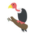 Illustration drawing style of a vulture