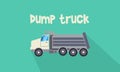 Illustration of dump truck collection