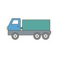 Illustration Dumper Icon For Personal And Commercial Use.