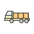 Illustration Dumper Icon For Personal And Commercial Use.