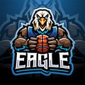 Eagle sport esport mascot logo design