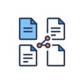 Efficient File Sharing Icon Design