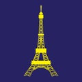 Illustration of Eiffel tower