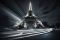 illustration, the eiffel tower in paris, generative ai