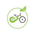 Elctronic bike icon Royalty Free Stock Photo