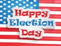 Illustration of election day background Royalty Free Stock Photo