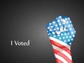 Illustration of election day background Royalty Free Stock Photo