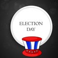 Illustration of election day background Royalty Free Stock Photo