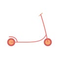 Illustration of electric scooter
