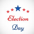 Illustration of election day background Royalty Free Stock Photo