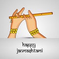 Illustration of Hindu festival Janmashtami