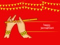 Illustration of Hindu festival Janmashtami