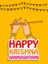 Illustration of Hindu festival Janmashtami