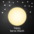 Illustration of Hindu Festival Karva Chauth background