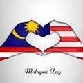 Illustration of Malaysia Independence Day background