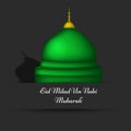 Illustration of Muslim Festival Eid Background