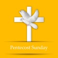 Illustration of Pentecost Sunday background