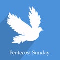 Illustration of Pentecost Sunday background