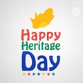 Illustration of South Africa Heritage Day background Royalty Free Stock Photo