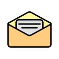 Illustration Email Icon For Personal And Commercial Use.