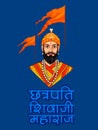 Chhatrapati Shivaji Maharaj, the great warrior of Maratha from Maharashtra India Royalty Free Stock Photo