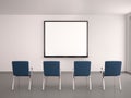 illustration of Empty office for seminars Royalty Free Stock Photo