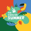 Illustration of endless summer